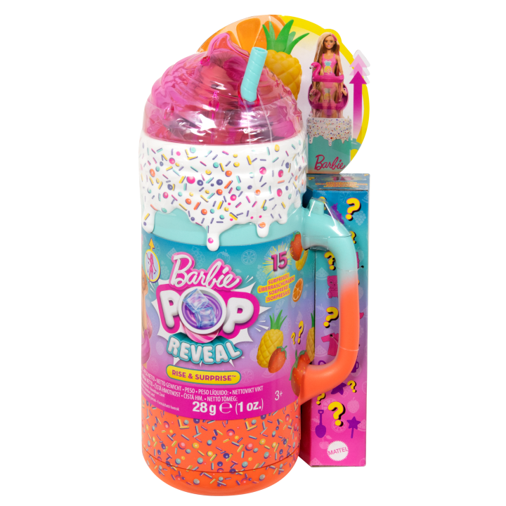 Barbie ברבי פופ ריביל עם ערכת מתנה מפתיעה